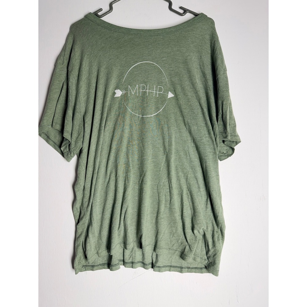 My Path Has Purpose Graphic Tee Sage Green Short Sleeve Inspirational Shirt XL